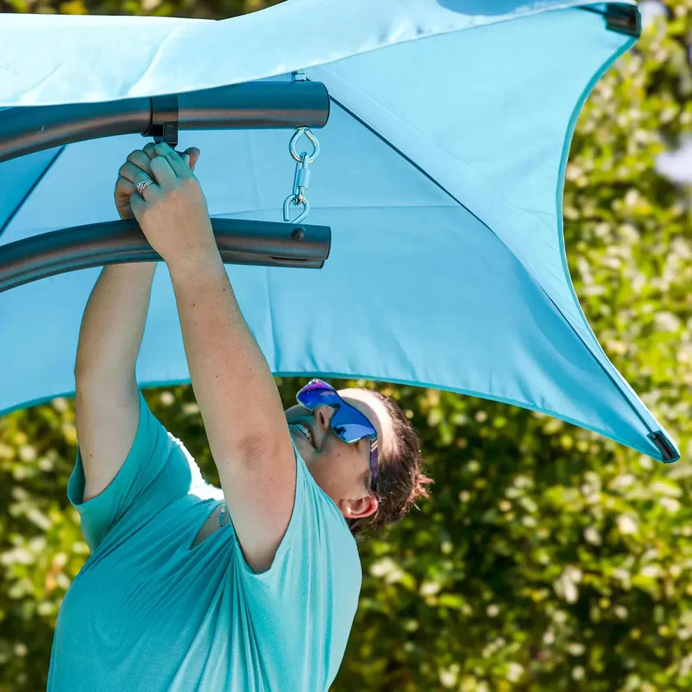 Heavy-Duty Luxury Hammock Chair – Powder-Coated Steel Frame, Removable Premium Cushions & Memory Foam
