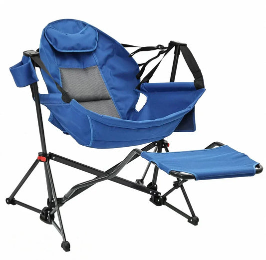 Your Backyard & Camping Sanctuary: 450lb Rated Pedal-Hammock for Napping, Reading & Stargazing