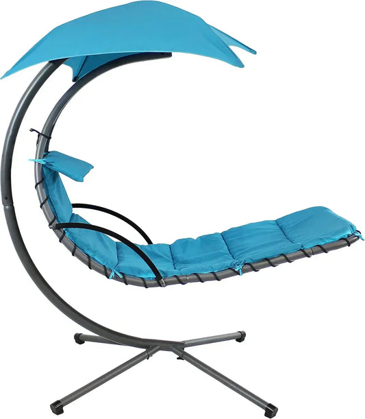 Heavy-Duty Luxury Hammock Chair – Powder-Coated Steel Frame, Removable Premium Cushions & Memory Foam